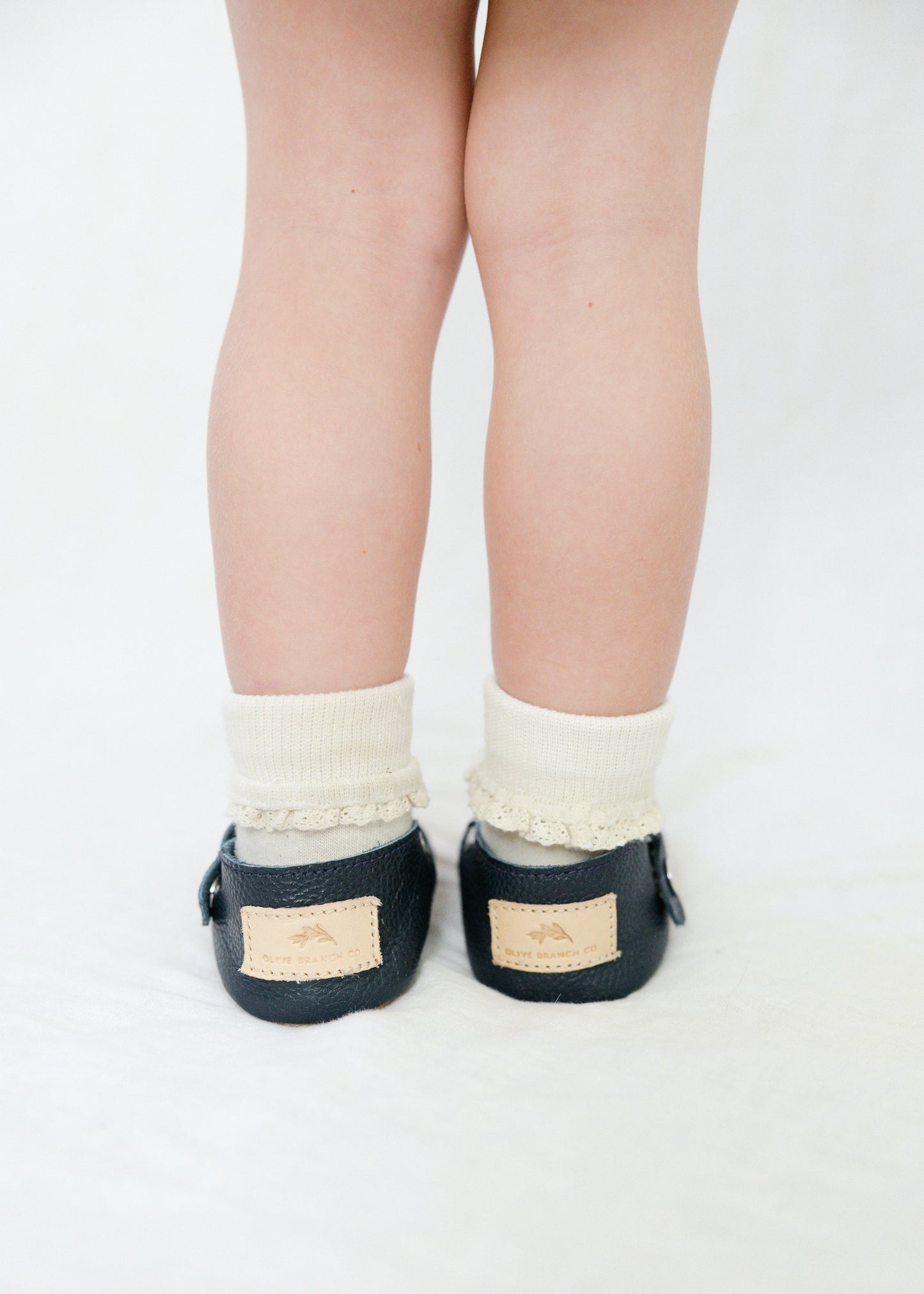 Lace Cotton Socks - Undyed Organic Cotton